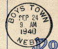Boys Town, Nebraska Post Office Post Card