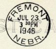 Fremont, Nebraska Post Office Post Card