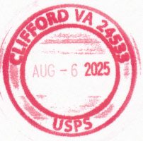 US Post Office Clifford, Virginia