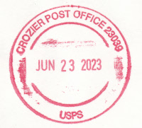 US Post Office Crozier, Virginia