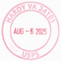 US Post Office Hardy, Virginia