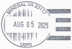 US Post Office Mineral, Virginia