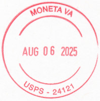 US Post Office Moneta, Virginia