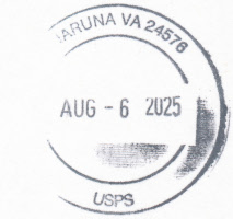 US Post Office Naruna, Virginia