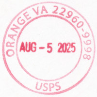 US Post Office Orange, Virginia