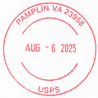 US Post Office Pamplin, Virginia