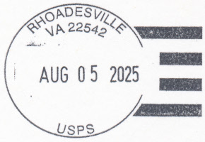 US Post Office Rhoadesville, Virginia