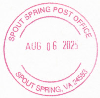 US Post Office Spout Spring, Virginia