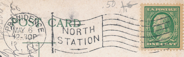 Providence, Rhode IslandPost Office Post Card