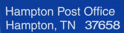 US Post Office Hampton, Tennessee