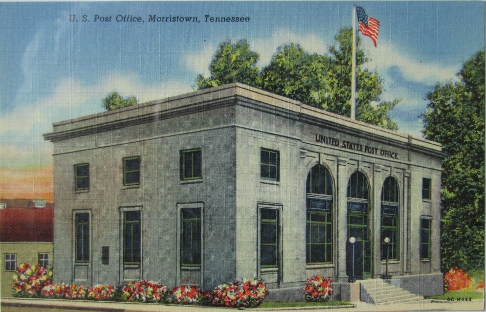 Morristown, Tennessee Post Office Post Card