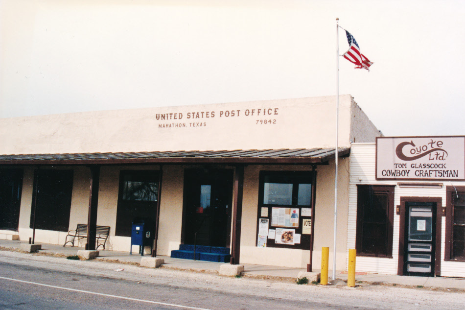 US Post Office Marathon, Texas