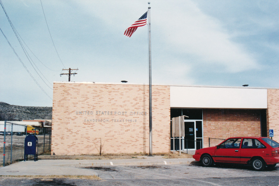 US Post Office Sanderson, Texas