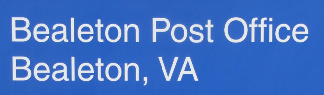 US Post Office Bealeton, Virginia