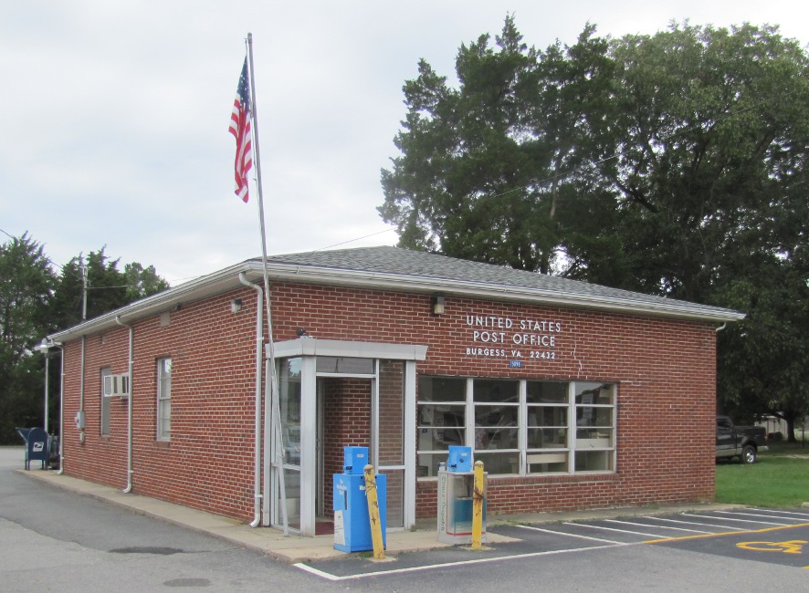 US Post Office Burgess, Virginia