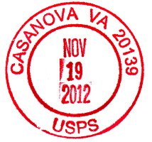 US Post Office Casanova, Virginia