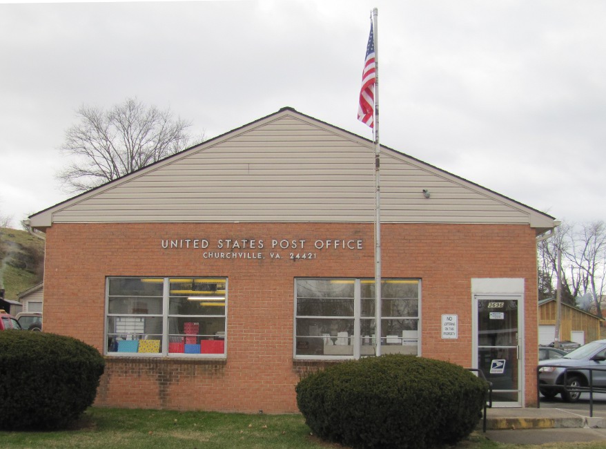US Post Office Churchville, Virginia
