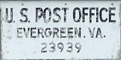 US Post Office Evergreen, Virginia