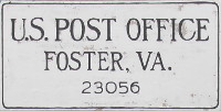 US Post Office Foster, Virginia