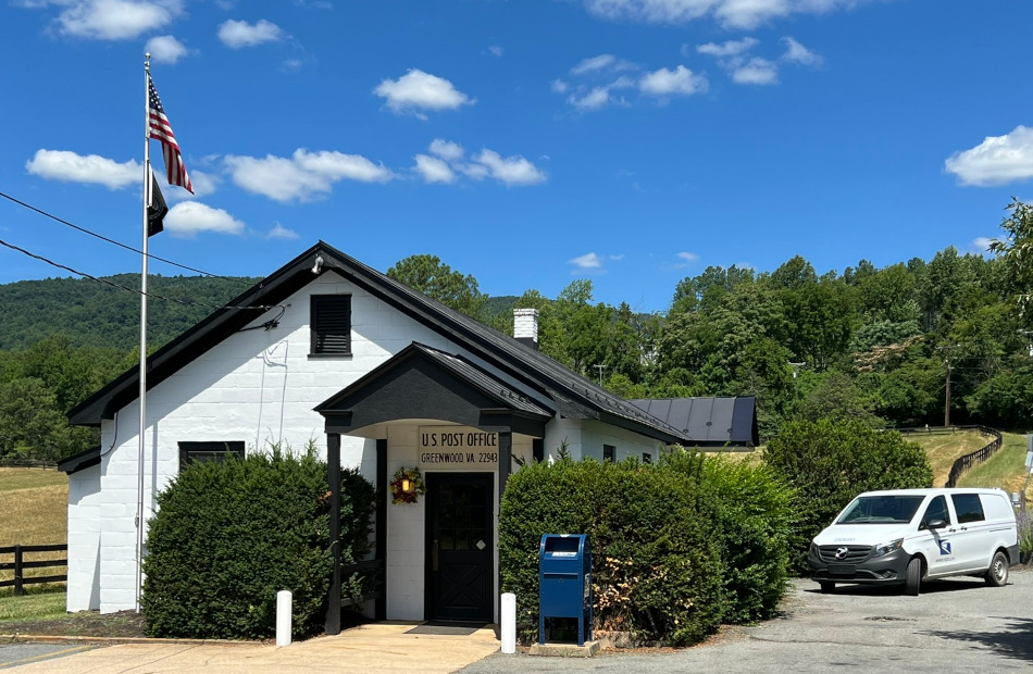 US Post Office Greenwood, Virginia