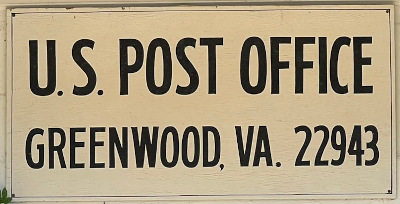 US Post Office Greenwood, Virginia