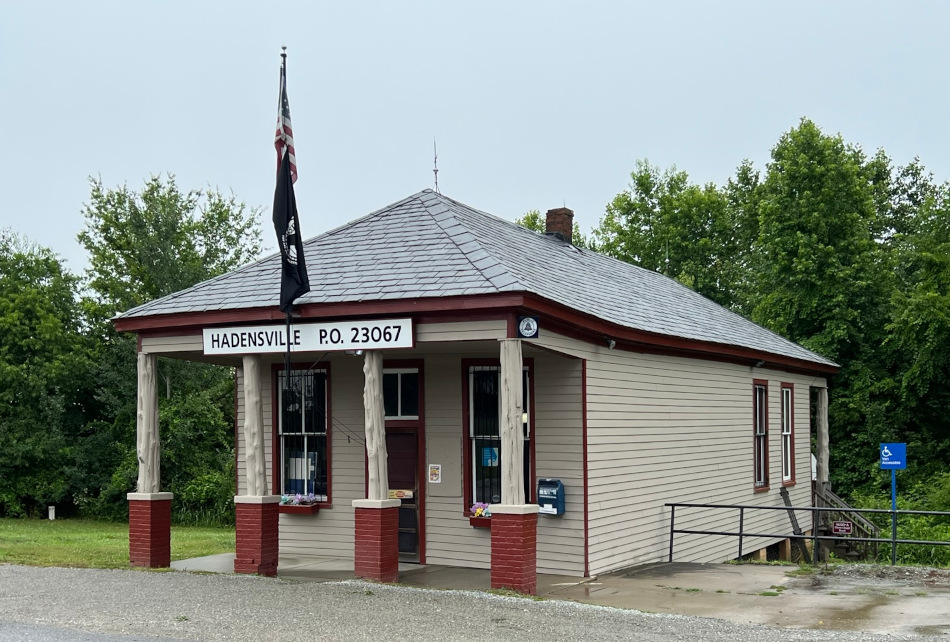 US Post Office Hadensville, Virginia