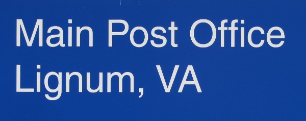 US Post Office Lignum, Virginia