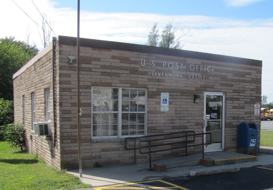 US Post Office Lively, Virginia