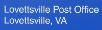 US Post Office Lovettsville, Virginia