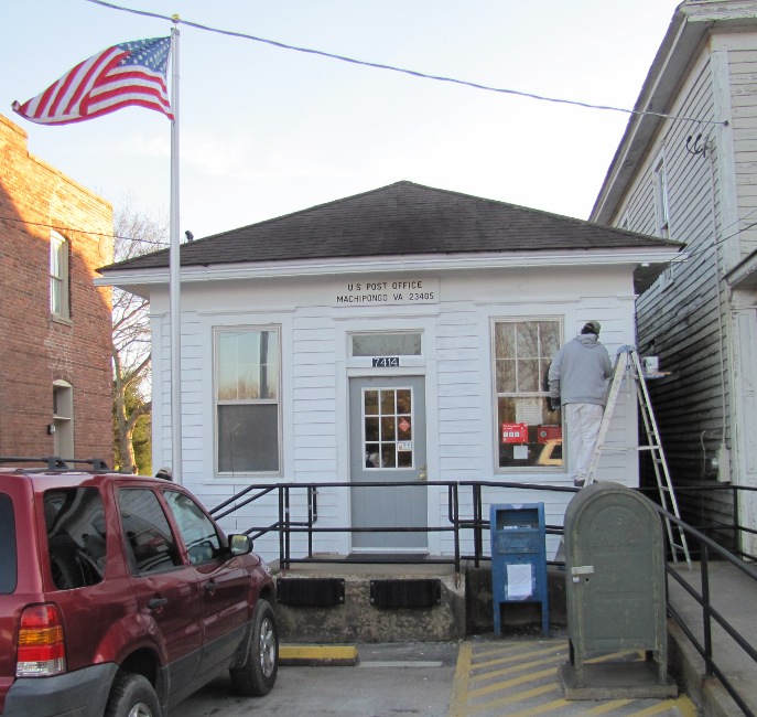 US Post Office Machipongo, Virginia