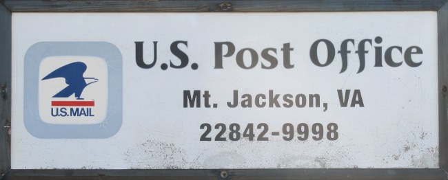 US Post Office Mount Jackson, Virginia