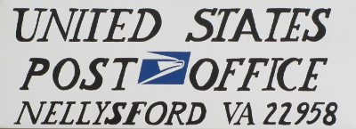 US Post Office Nellysford, Virginia
