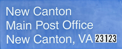 US Post Office New Canton, Virginia