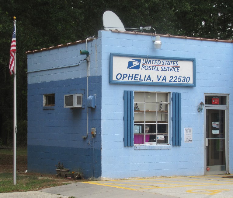 US Post Office Ophelia, Virginia