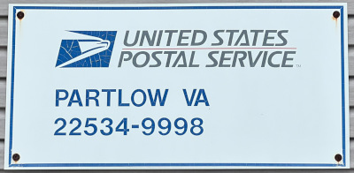 US Post Office Partlow, Virginia