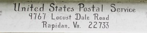 US Post Office Rapidan, Virginia
