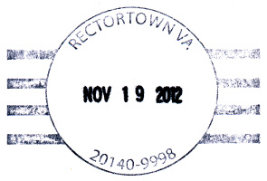 US Post Office Rectortown, Virginia