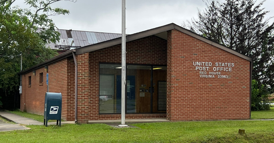 US Post Office Red House, Virginia