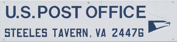 US Post Office Steeles Tavern, Virginia
