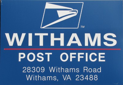 US Post Office Withams, Virginia