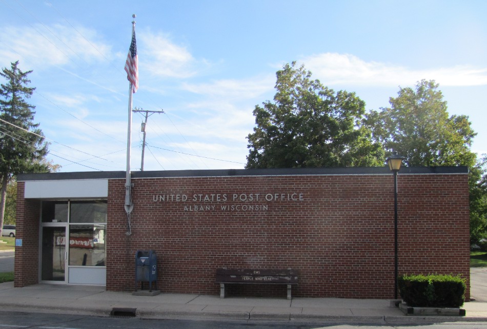 US Post Office Albany, Wisconsin