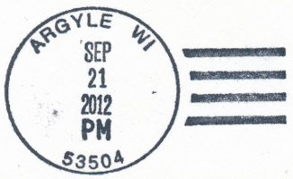 US Post Office Argyle, Wisconsin