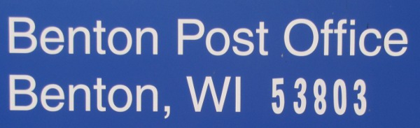 US Post Office Benton, Wisconsin
