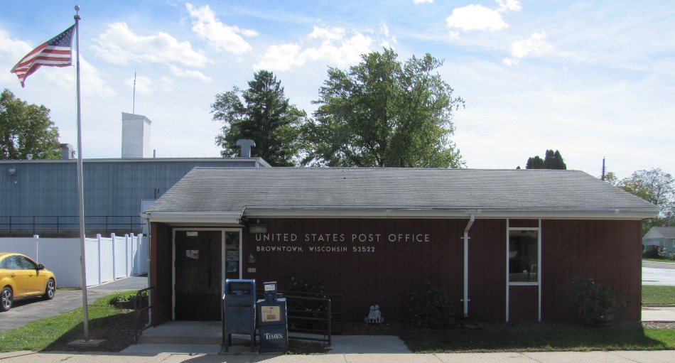 US Post Office Browntown, Wisconsin