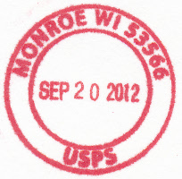 US Post Office Monroe, Wisconsin