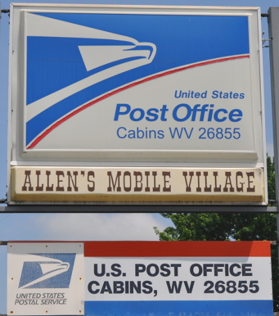 US Post Office Cabins, West Virginia