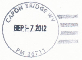 US Post Office Capon Bridge, West Virginia