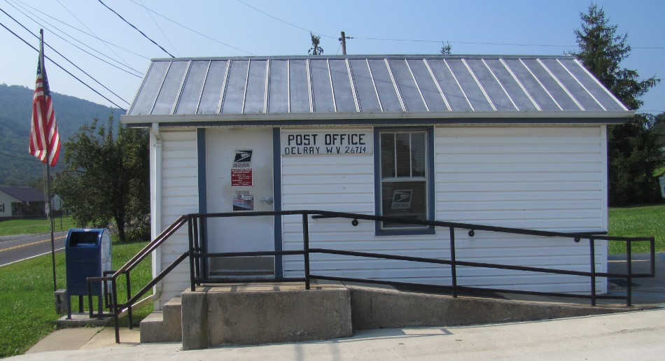 US Post Office Delray, West Virginia