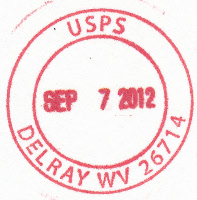 US Post Office Delray, West Virginia