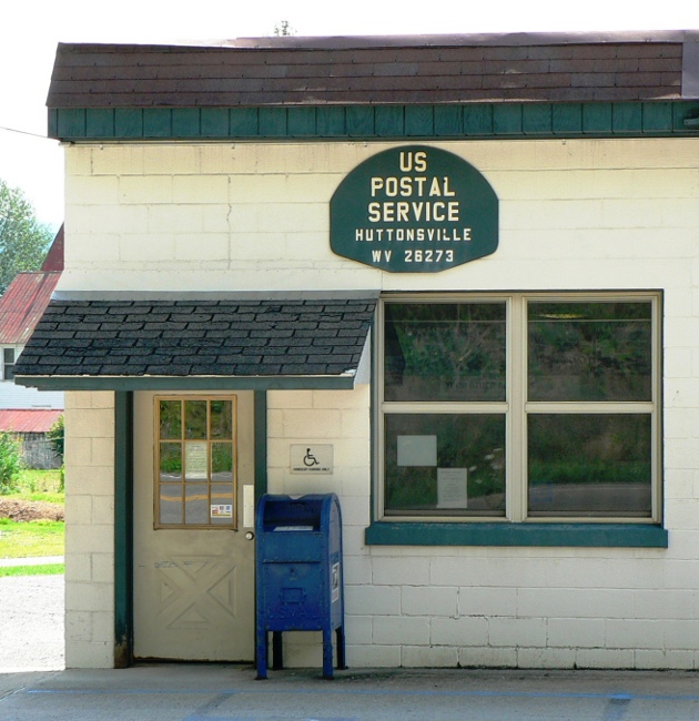Huttonsville, West Virginia Post Office Photo